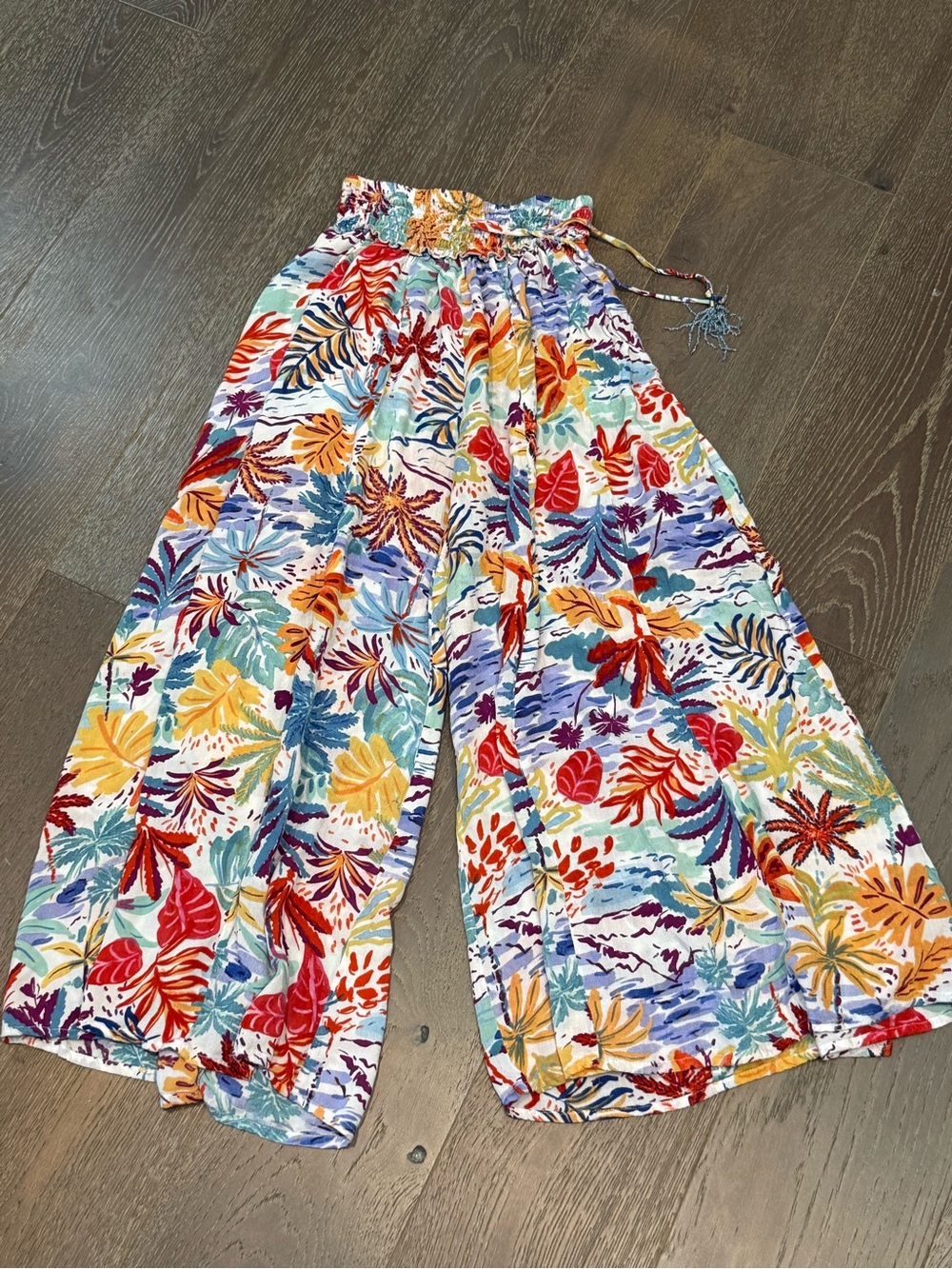 True Destinations Multicolor Beach Palazzo Pants size S